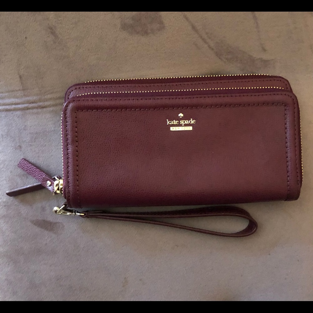 Kate Spade Burgundy/Purple Wallet
